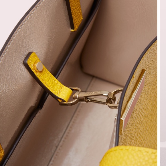 Authentic Kate Spade pebbled leather/zip pouch set - Picture 6 of 8